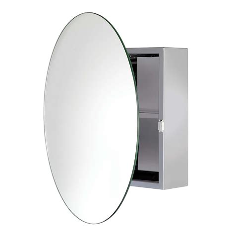 Severn Circular Mirror Door Cabinet 